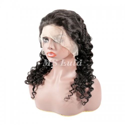 Virgin Human Hair Deep Wave 13x4 13x6 Transparent Lace Front Wigs | Human Hair Wig | Lace Front